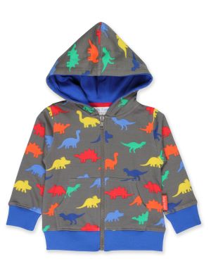 babywear rental organic dinosaur print hoodie
