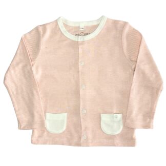 blush pink baby cardigan