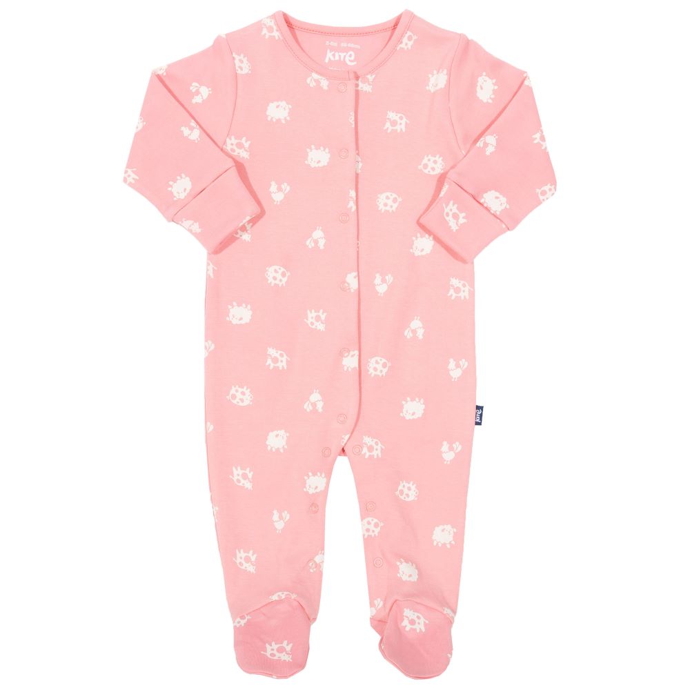 thumbnail image 2 of Avery Row Organic Cotton Baby Sleepsuit – 100% GOTS Certified, Front & Leg Poppers, Foot Covers, For Newborns To Toddlers 2 of 9
