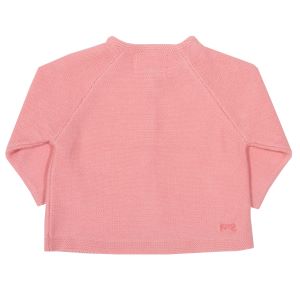 icing pink raglan babywear rental cardigan