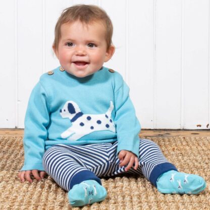 blue baby jumper and leggings rental