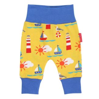 baby harem pants in seaside print