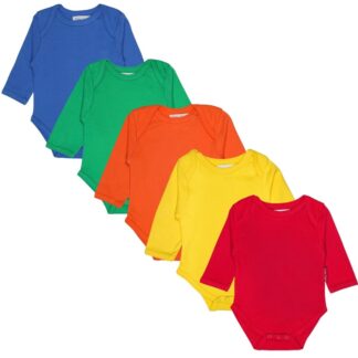 Organic rainbow bodysuits bundle
