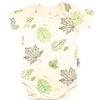 Leaves baby bodysuit
