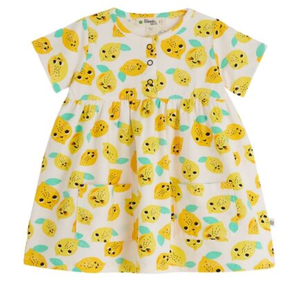 yellow summer baby dress