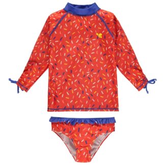 red baby surf set