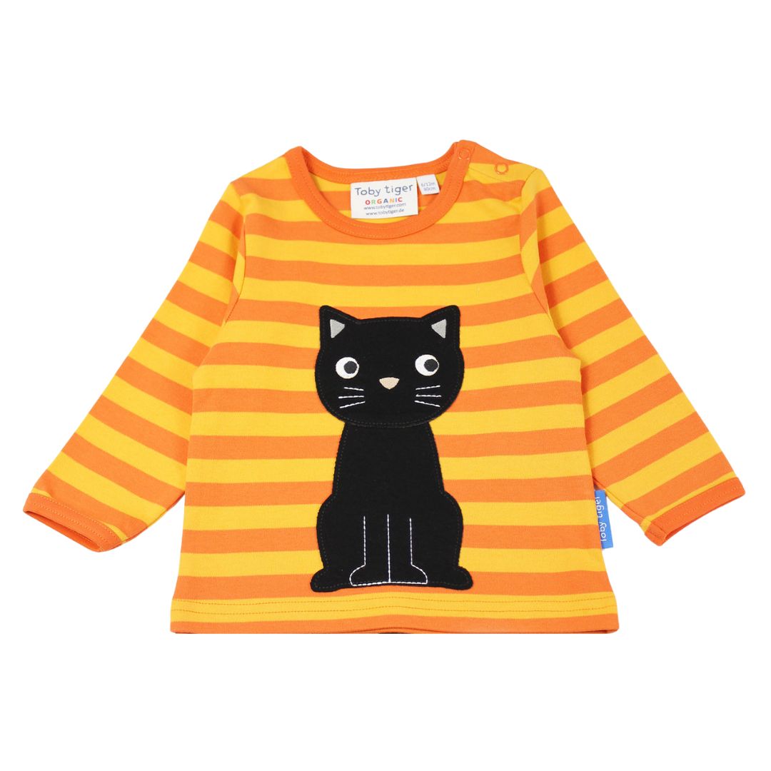 toby tiger black cat top