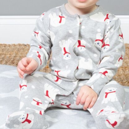 polar play printed rental baby sleepsuit