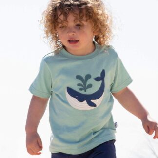 Aloe-green-colour-Blue-Whale-baby-t-shirt