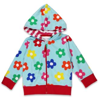 rainbow flower-power hoodie