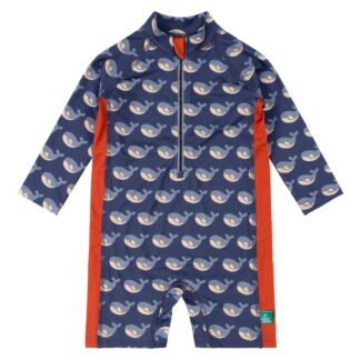singing whales baby sunsuit