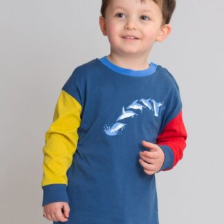 plucky penguin baby top