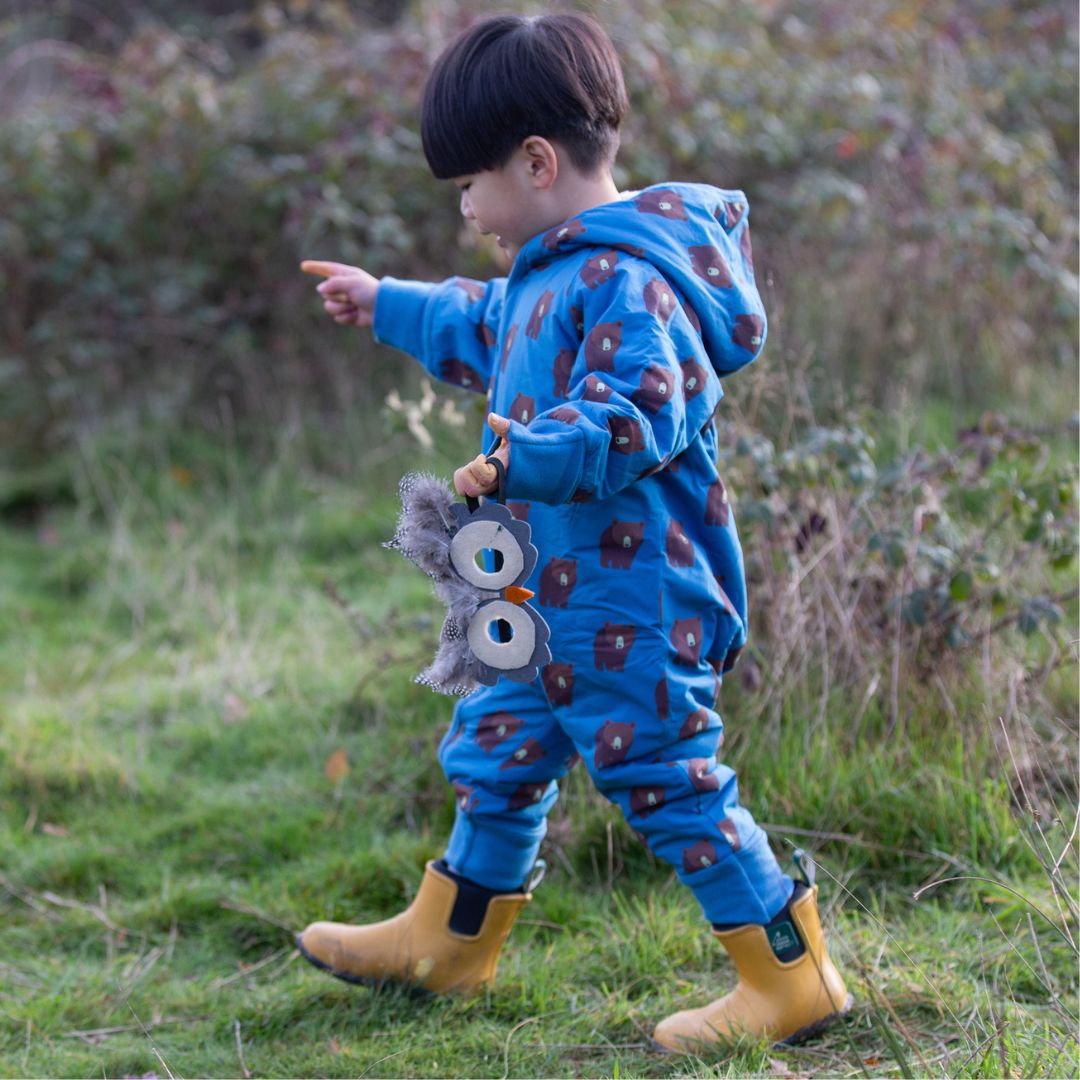 organic and fairtrade bears pramsuit