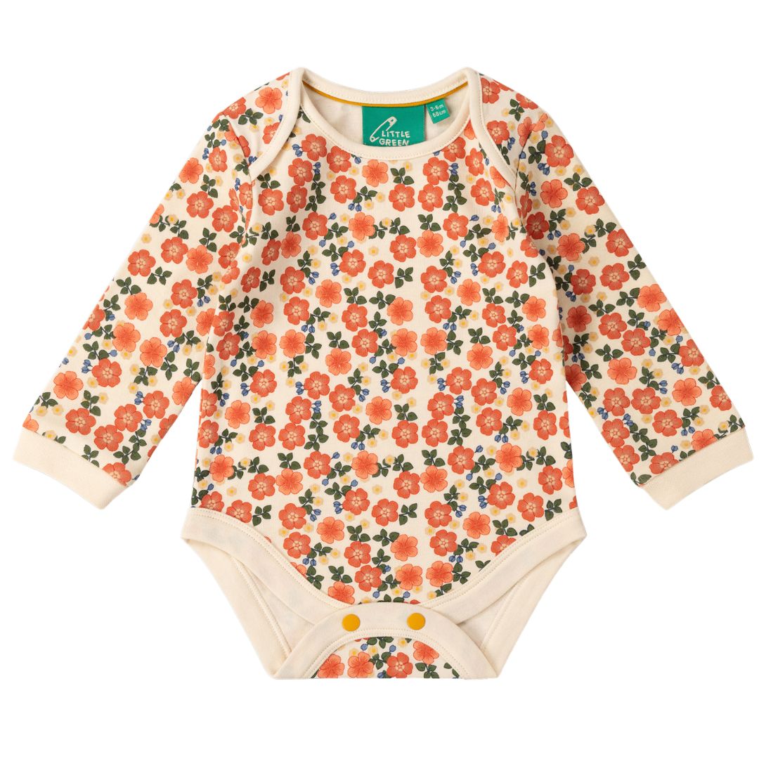 Petals long sleeve bodysuit